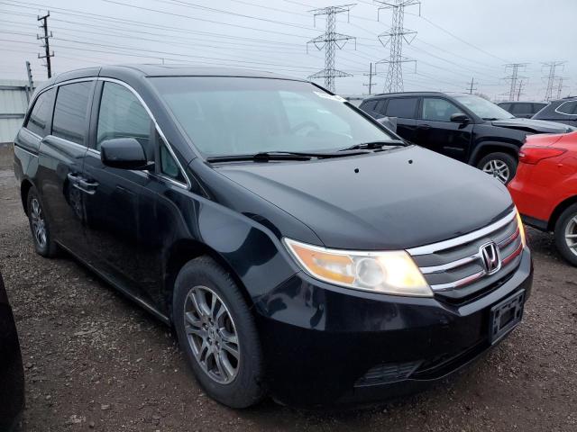 5FNRL5H6XBB065544 - 2011 HONDA ODYSSEY EXL BLACK photo 4