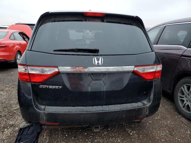 5FNRL5H6XBB065544 - 2011 HONDA ODYSSEY EXL BLACK photo 6