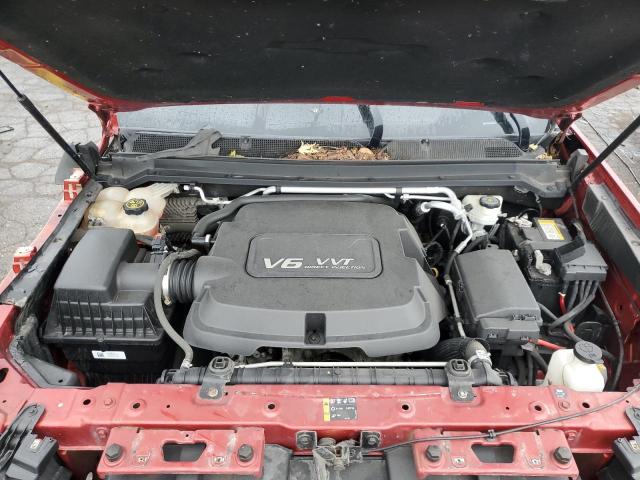 1GCHTCE38G1352990 - 2016 CHEVROLET COLORADO LT RED photo 11