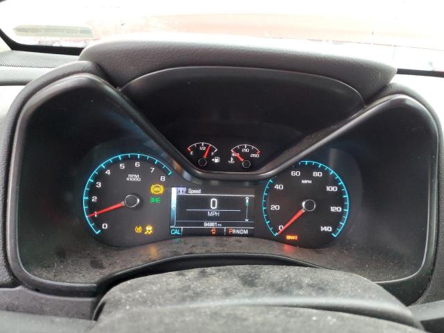 1GCHTCE38G1352990 - 2016 CHEVROLET COLORADO LT RED photo 9