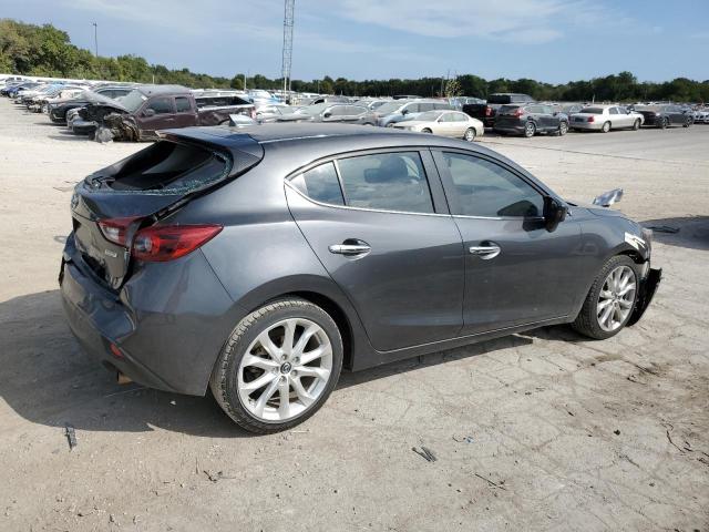 JM1BM1M3XE1208220 - 2014 MAZDA 3 GRAND TOURING GRAY photo 3