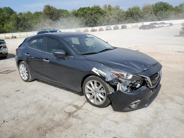 JM1BM1M3XE1208220 - 2014 MAZDA 3 GRAND TOURING GRAY photo 4