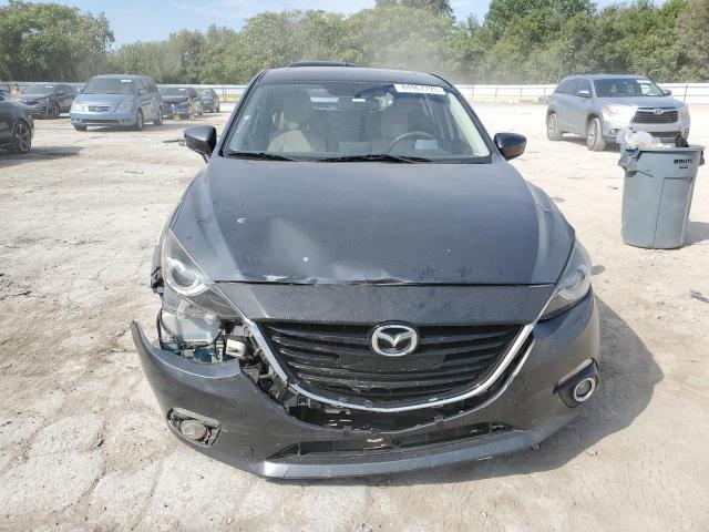 JM1BM1M3XE1208220 - 2014 MAZDA 3 GRAND TOURING GRAY photo 5