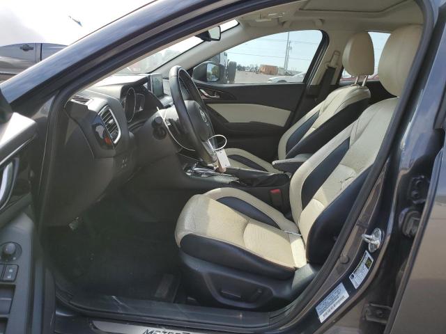 JM1BM1M3XE1208220 - 2014 MAZDA 3 GRAND TOURING GRAY photo 7