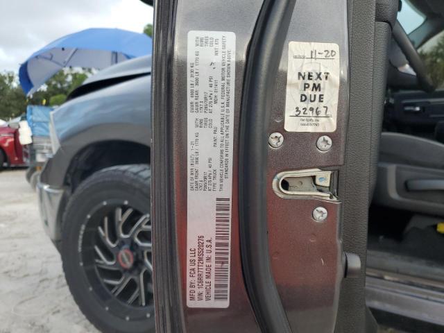 1C6RR7TT2MS520276 - 2021 RAM 1500 CLASSIC SLT Gris photo 12