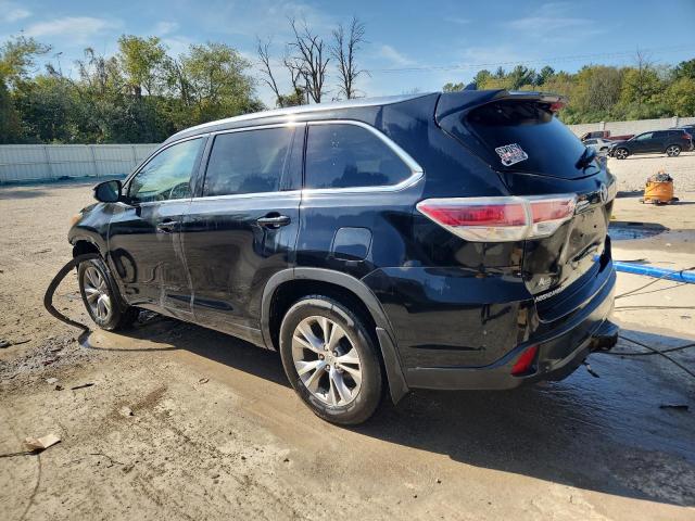 5TDJKRFH3FS216396 - 2015 TOYOTA HIGHLANDER XLE أسود صورة 2