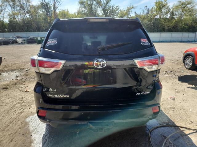 5TDJKRFH3FS216396 - 2015 TOYOTA HIGHLANDER XLE أسود صورة 6
