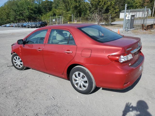 2T1BU4EE8CC889763 - 2012 TOYOTA COROLLA BASE Rouge photo 2