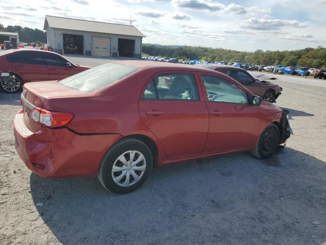 2T1BU4EE8CC889763 - 2012 TOYOTA COROLLA BASE Rouge photo 3