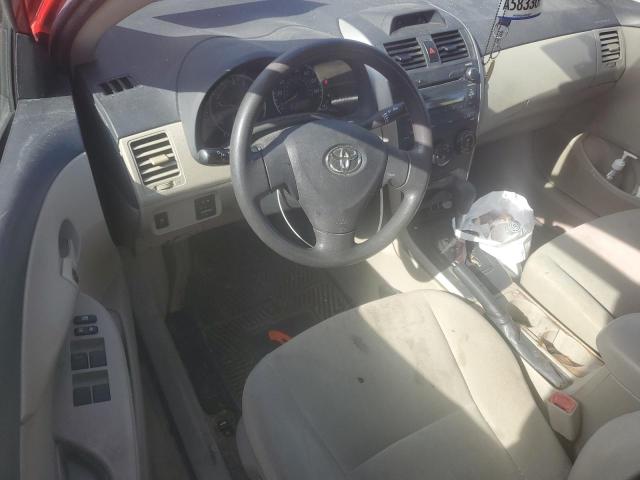 2T1BU4EE8CC889763 - 2012 TOYOTA COROLLA BASE Rouge photo 8
