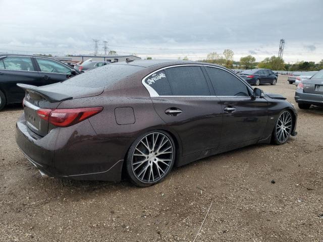 JN1EV7AR0JM438317 - 2018 INFINITI Q50 LUXE MAROON photo 3