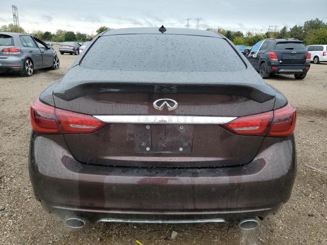 JN1EV7AR0JM438317 - 2018 INFINITI Q50 LUXE MAROON photo 6