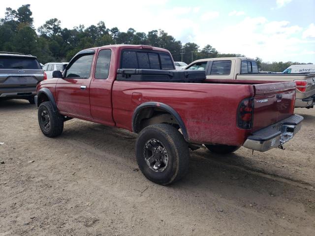 4TASN92N5XZ516265 - 1999 TOYOTA TACOMA XTRACAB PRERUNNER Червоний фото 2