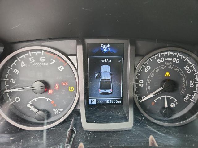 3TMCZ5AN1JM174071 - 2018 TOYOTA TACOMA DOUBLE CAB GRAY photo 9