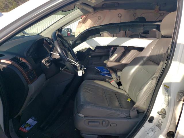 5J6RE48739L019293 - 2009 HONDA CR-V EXL WHITE photo 7