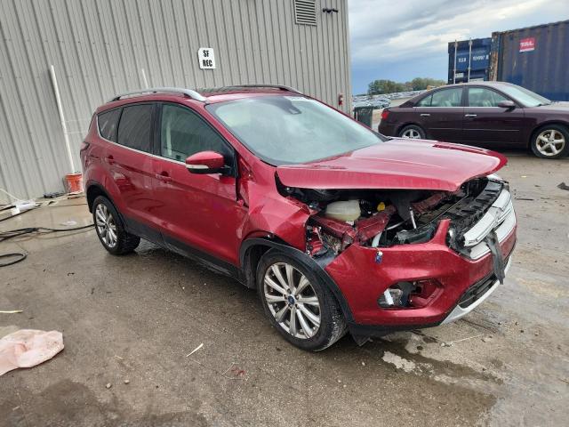 1FMCU9J9XJUB89152 - 2018 FORD ESCAPE TITANIUM Rojo foto 4