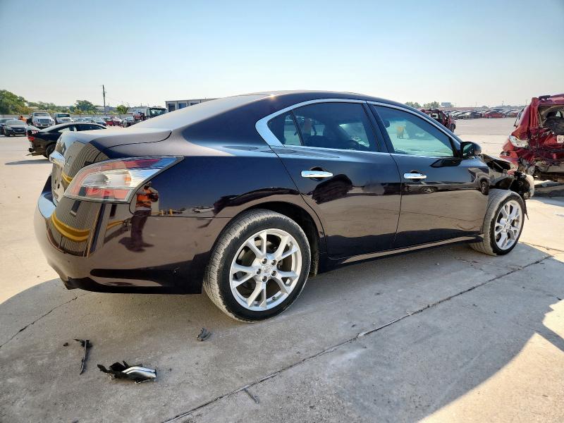 1N4AA5AP0EC481521 - 2014 NISSAN MAXIMA S BLACK photo 3