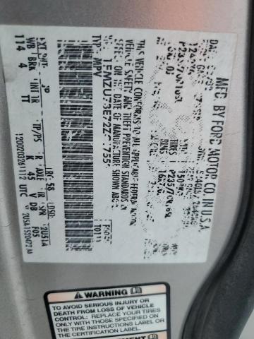 1FMZU73E72ZC17552 - 2002 FORD EXPLORER XLT Argent photo 13