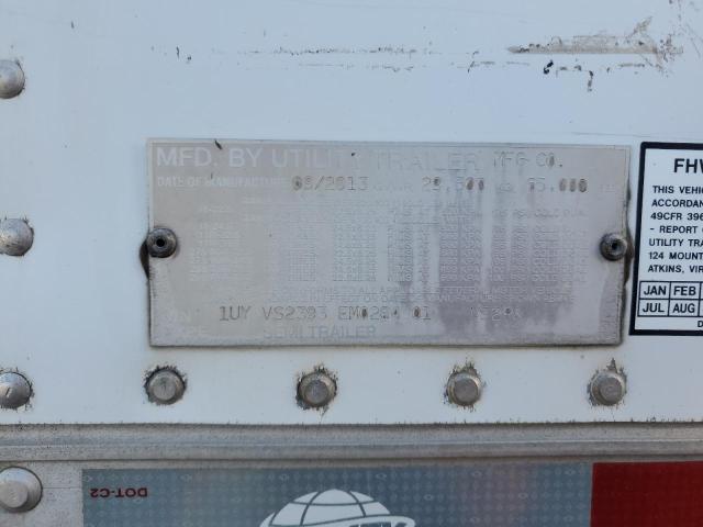 1UYVS2393EM028401 - 2014 UTILITY TRAILER Ақ фото 10