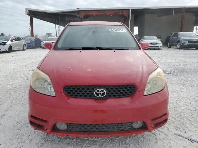 2T1KR32EX3C056546 - 2003 TOYOTA COROLLA MA XR RED photo 5