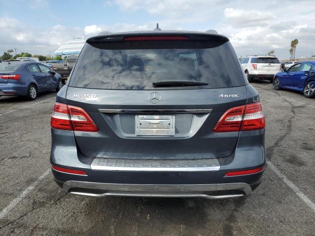 4JGDA5HB9CA020050 - 2012 MERCEDES-BENZ ML 350 4MATIC BLUE photo 6