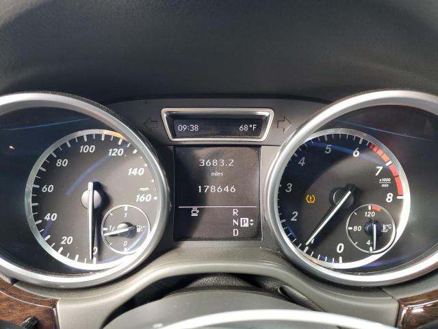 4JGDA5HB9CA020050 - 2012 MERCEDES-BENZ ML 350 4MATIC BLUE photo 9