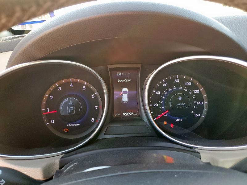 5XYZU3LA8DG118489 - 2013 HYUNDAI SANTA FE S წითელი ფოტო 9