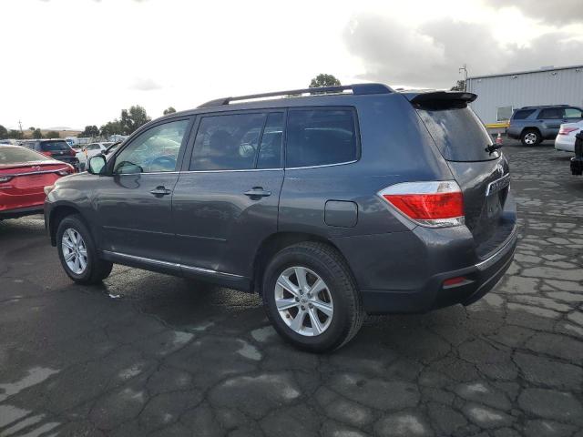 5TDZA3EH0CS020206 - 2012 TOYOTA HIGHLANDER BASE Մոխրագույն լուսանկար 2