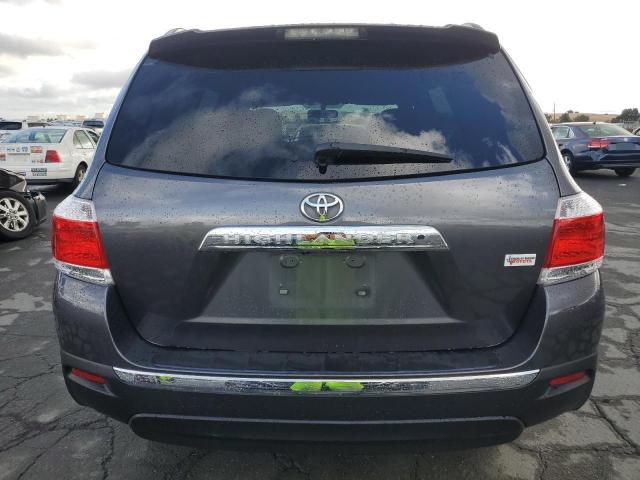 5TDZA3EH0CS020206 - 2012 TOYOTA HIGHLANDER BASE Մոխրագույն լուսանկար 6