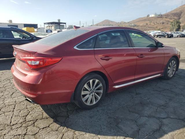 5NPE34AF4FH222754 - 2015 HYUNDAI SONATA SPORT წითელი ფოტო 3