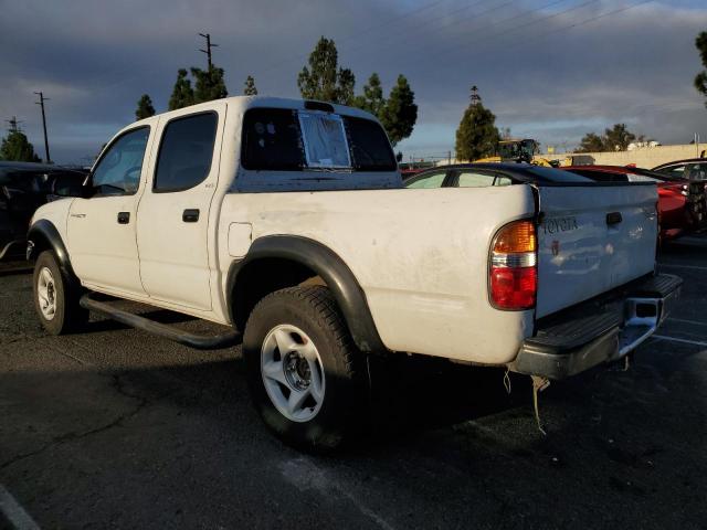 5TEGN92N43Z272813 - 2003 TOYOTA TACOMA DOUBLE CAB PRERUNNER WHITE photo 2