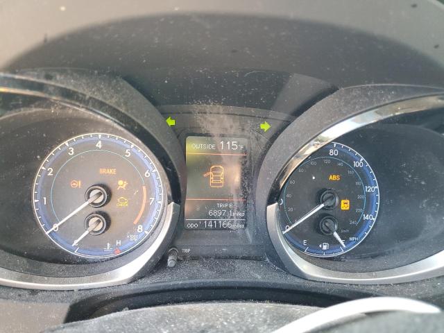 2T1BURHE8GC512252 - 2016 TOYOTA COROLLA L SILVER photo 9