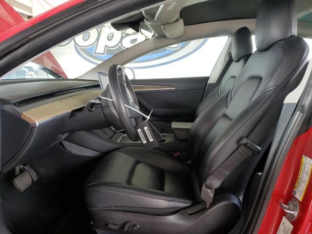 5YJ3E1EB8NF177063 - 2022 TESLA MODEL 3 წითელი ფოტო 7