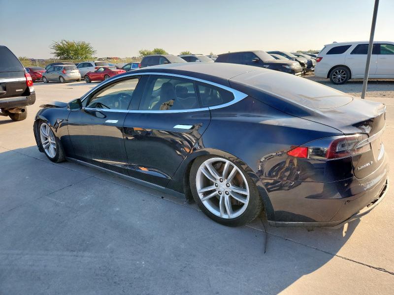 5YJSA1CN4DFP13171 - 2013 TESLA MODEL S Синий фото 2