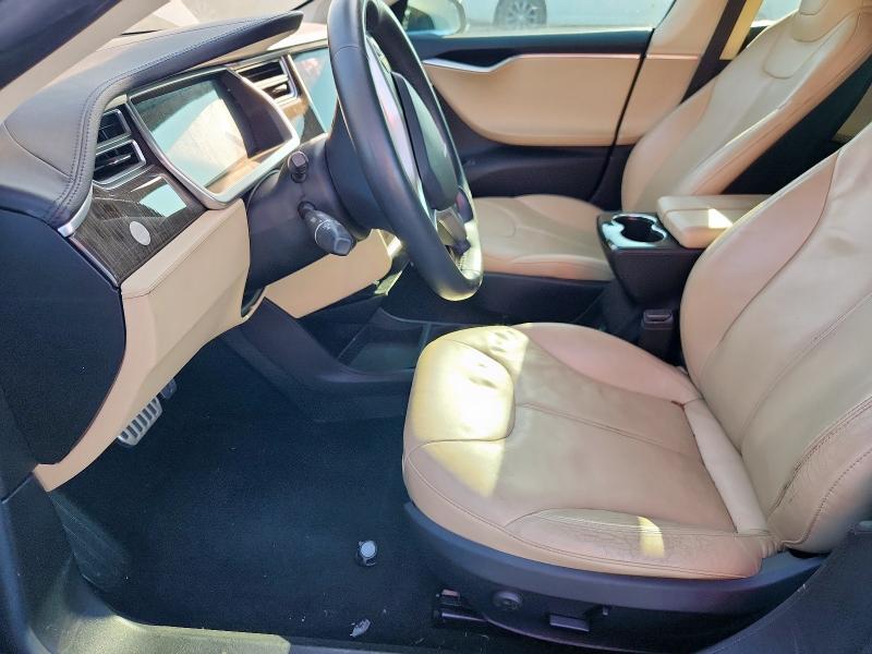 5YJSA1CN4DFP13171 - 2013 TESLA MODEL S Синий фото 7