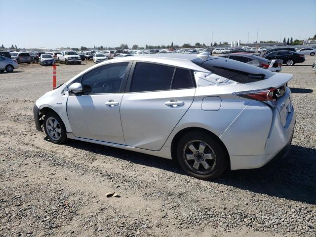 JTDKBRFU3H3538431 - 2017 TOYOTA PRIUS SILVER photo 2