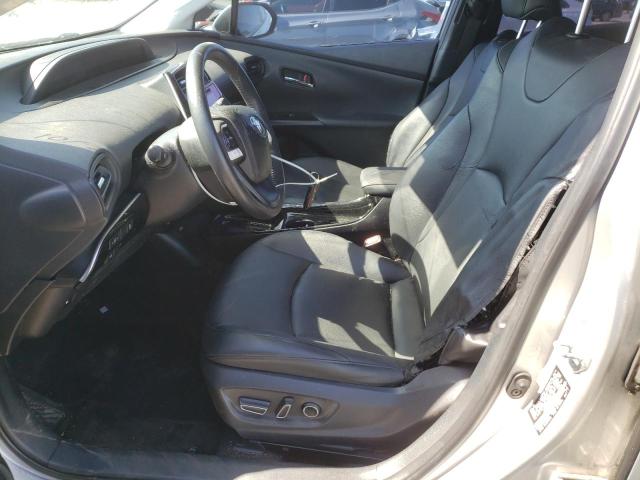 JTDKBRFU3H3538431 - 2017 TOYOTA PRIUS SILVER photo 7
