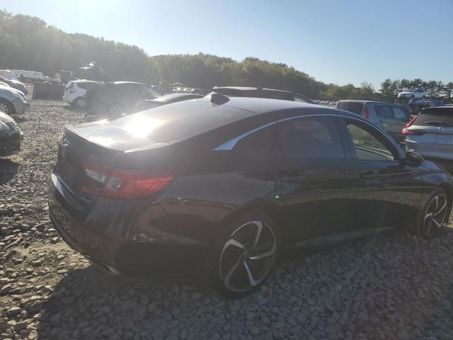 1HGCV1F32JA068819 - 2018 HONDA ACCORD SPORT أسود صورة 3