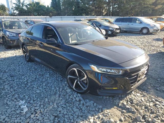 1HGCV1F32JA068819 - 2018 HONDA ACCORD SPORT أسود صورة 4
