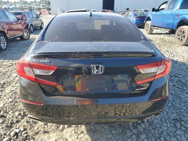 1HGCV1F32JA068819 - 2018 HONDA ACCORD SPORT أسود صورة 6