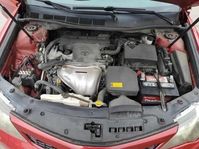 4T1BF1FK3CU602776 - 2012 TOYOTA CAMRY BASE MAROON photo 11