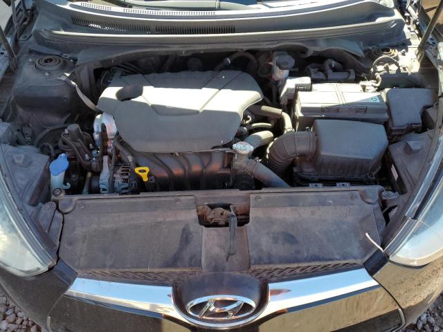KMHTC6AD2DU153014 - 2013 HYUNDAI VELOSTER შავი ფოტო 12