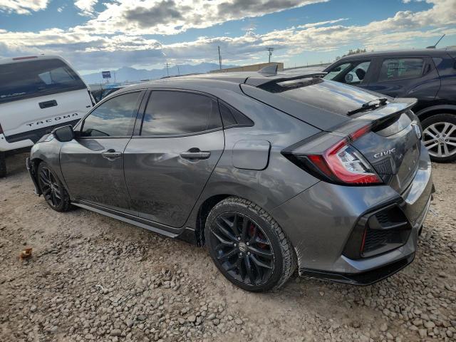 SHHFK7H99MU413444 - 2021 HONDA CIVIC SPORT TOURING GRAY photo 2