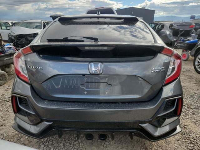 SHHFK7H99MU413444 - 2021 HONDA CIVIC SPORT TOURING GRAY photo 6