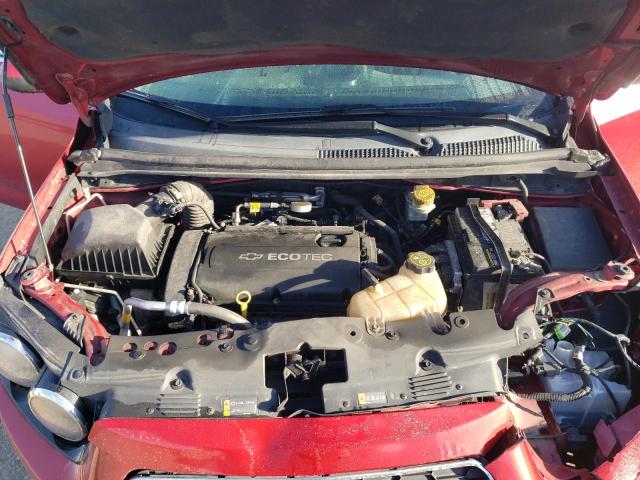 1G1JC6SH4E4144841 - 2014 CHEVROLET SONIC LT RED photo 11