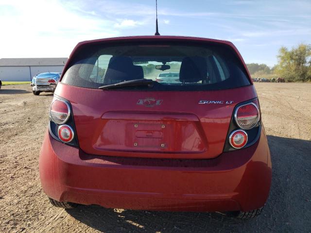 1G1JC6SH4E4144841 - 2014 CHEVROLET SONIC LT RED photo 6