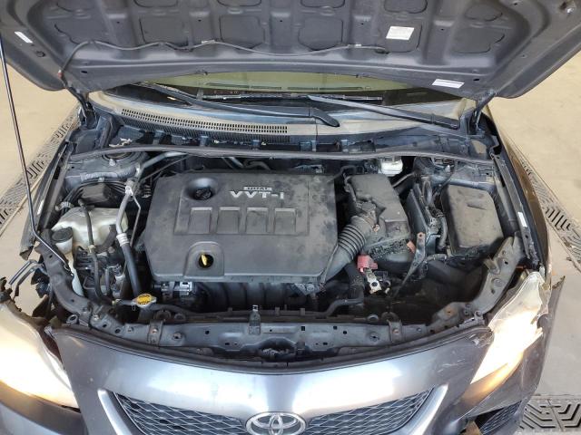 1NXBU4EE3AZ184980 - 2010 TOYOTA COROLLA BASE Сұр фото 11