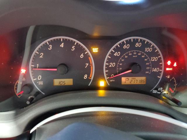 1NXBU4EE3AZ184980 - 2010 TOYOTA COROLLA BASE Сұр фото 9