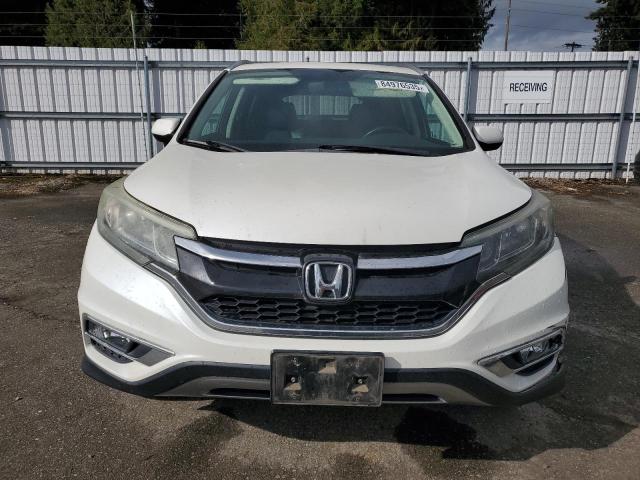 5J6RM4H70FL066313 - 2015 HONDA CR-V EXL WHITE photo 5