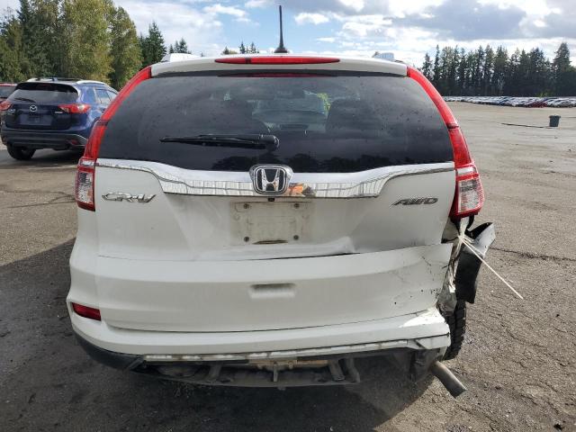 5J6RM4H70FL066313 - 2015 HONDA CR-V EXL WHITE photo 6